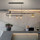 lustre style nordique moderne avec ampoule led en verre