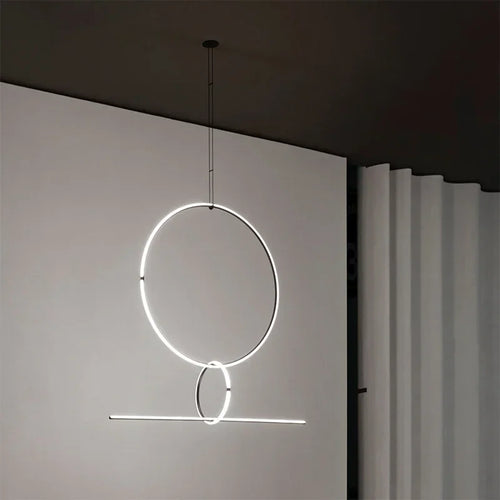 lustre nordique led pour décoration créative de la maison - vue 5 sur 7