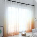 Voilage rideau tulle dégradé moderne salon chambre fenêtre