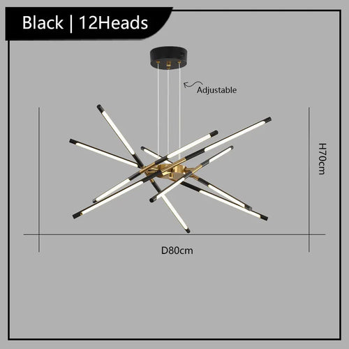 lustre suspendu winfordo design créatif led 	 décoratif - vue 11 sur 14