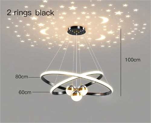lustre led romantique projecteur de ciel étoilé avec télécommande - vue 11 sur 16