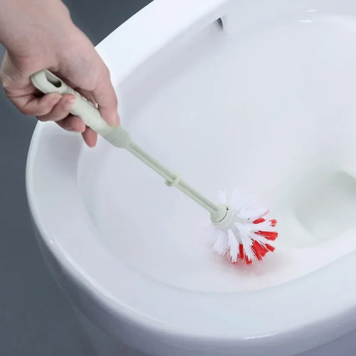 brosse de toilette avec support et poils souples pour nettoyage rapide - vue 5 sur 8