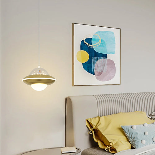 lustre nordique moderne dessin animé ovni pour garçon - vue 4 sur 12