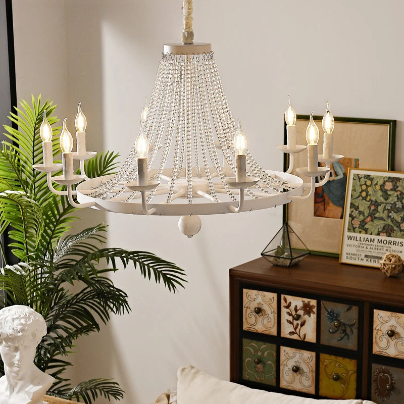 lustre cristal suspendu lumineux pour décoration intérieure élégante - vue 4 sur 18