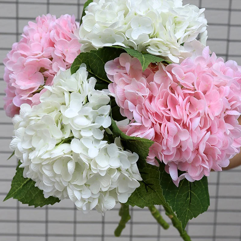fleur d'hortensia artificielle pour décoration de mariage - vue 3 sur 11