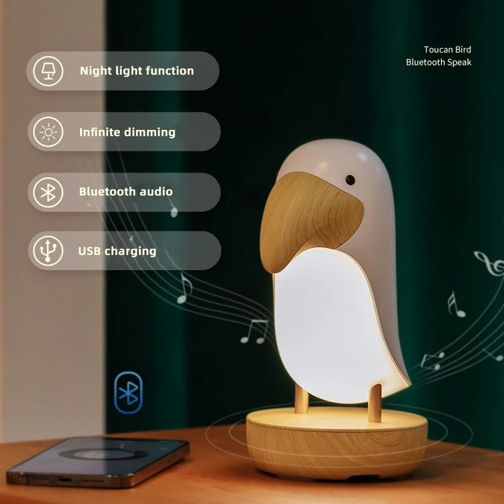Lampe Veilleuse LED en forme d'oiseaux mignons - vue 5 sur 6