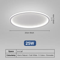 plafonnier led ultra fin avec nuages créatifs éclairage intelligent