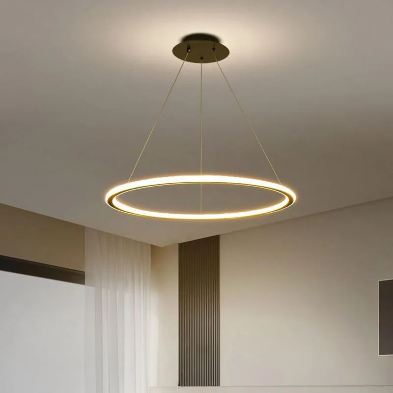suspension moderne à LED pour décoration intérieure élégante - vue 5 sur 22