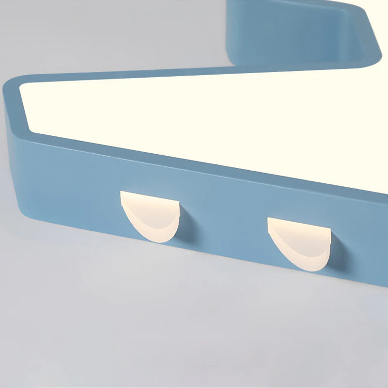 lampe plafond moderne à leds forme avion pour intérieur - vue 5 sur 10