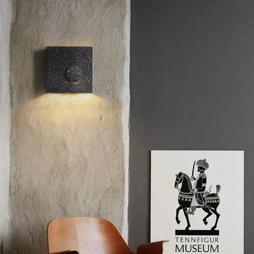 applique murale industrielle en ciment pour éclairage créatif - vue 3 sur 11