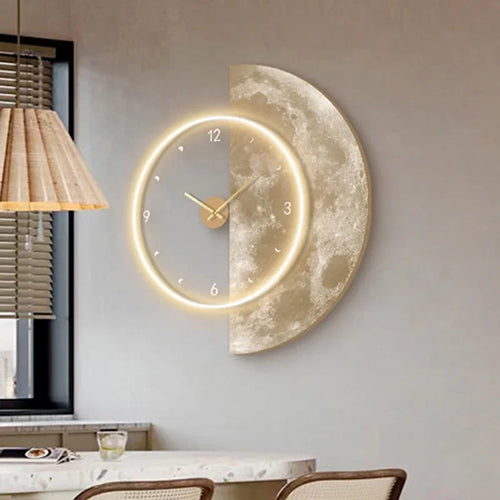 horloge murale à led design moderne pour décoration intérieure - vue 3 sur 10