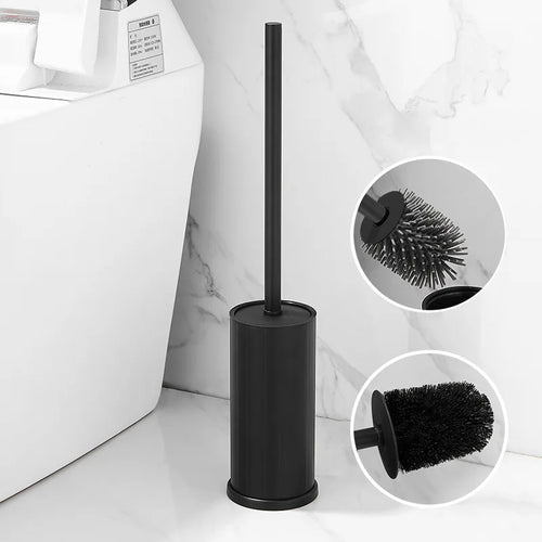 brosse de toilette avec support pour salle de bain - vue 4 sur 10