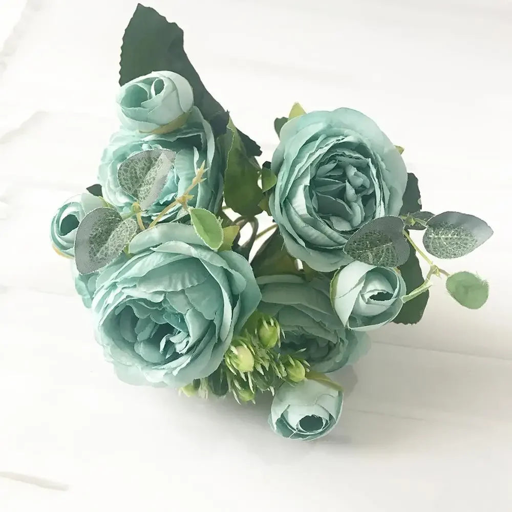 petit bouquet de fleurs artificielles pour décoration printanière et mariage - vue 31 sur 37