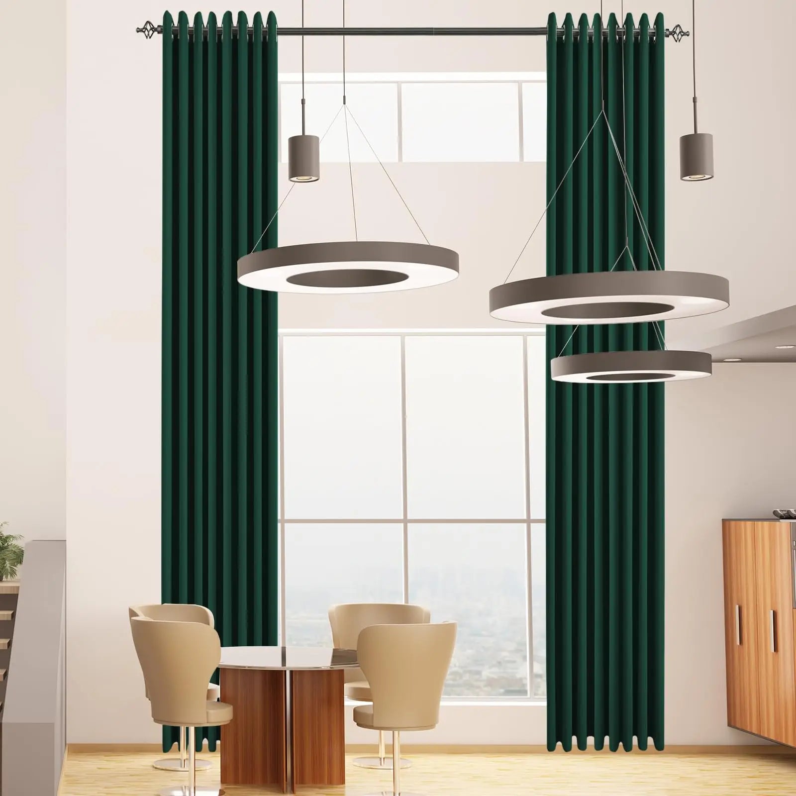 rideau occultant sur mesure extra long style moderne - vue 4 sur 9