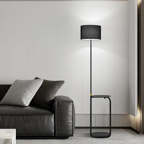 lampadaire minimaliste multifonctionnel avec interrupteur à pied - vue 2 sur 7