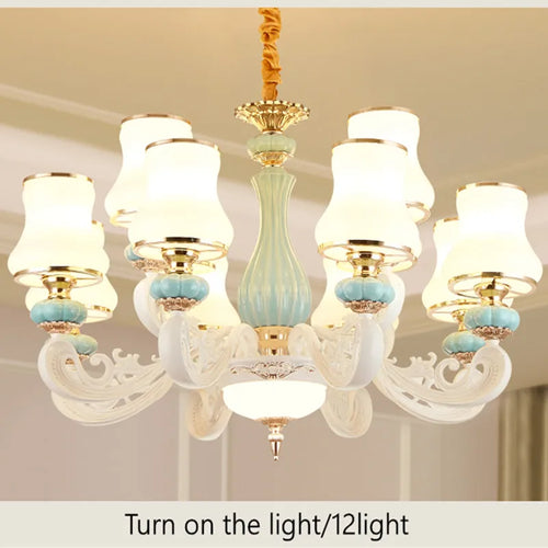 lustre moderne en céramique pour un éclairage intérieur élégant - vue 2 sur 6