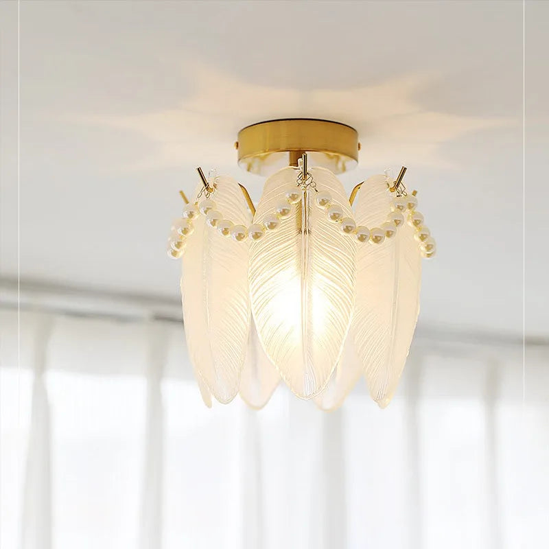 Plafonnier en verre style italien - vue 2 sur 10