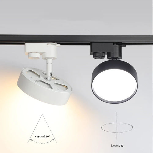 spot led cob dimmable pour rail de plafond remplace halogènes - vue 3 sur 7