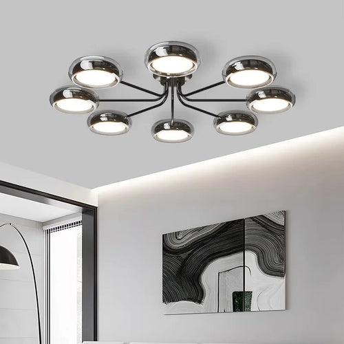 plafonnier moderne design rectangulaire à led pour intérieur - vue 3 sur 9