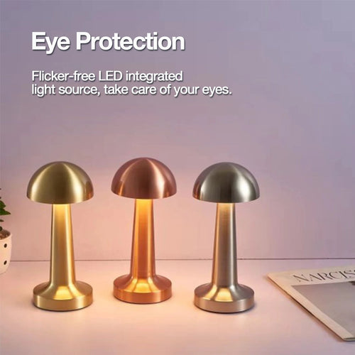 lampe de bureau led rechargeable tactile design moderne décoratif - vue 3 sur 9