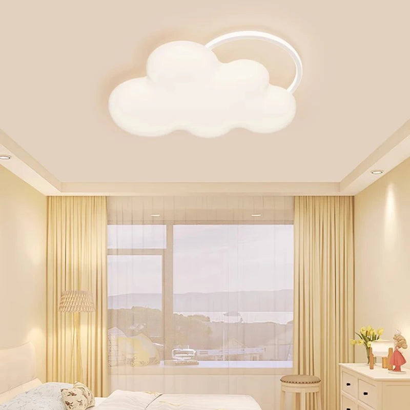 plafonnier nuage arc-en-ciel pour chambre d'enfant décor moderne - vue 5 sur 10