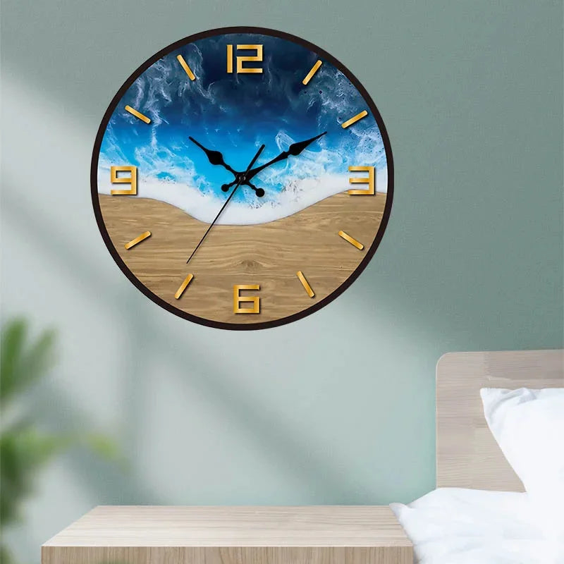 horloge murale acrylique silencieuse pour décoration intérieure moderne - vue 8 sur 14