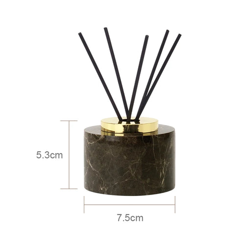 accessoires de salle de bain en marbre naturel ensemble luxe - vue 19 sur 27
