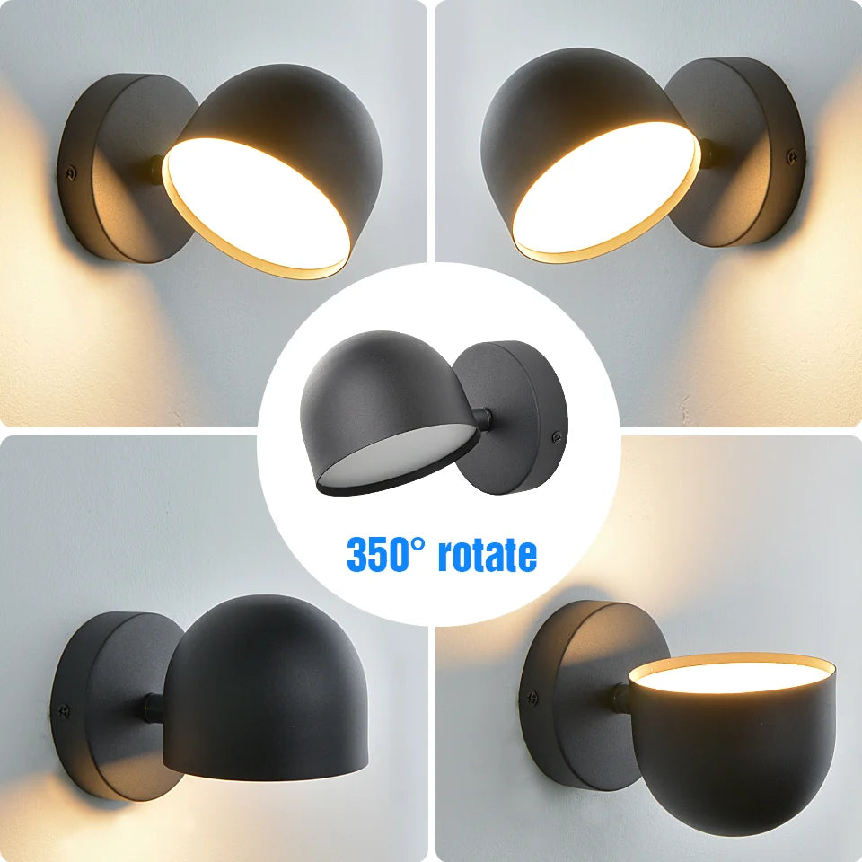 applique murale led avec variateur tactile et prise intégrée - vue 10 sur 16
