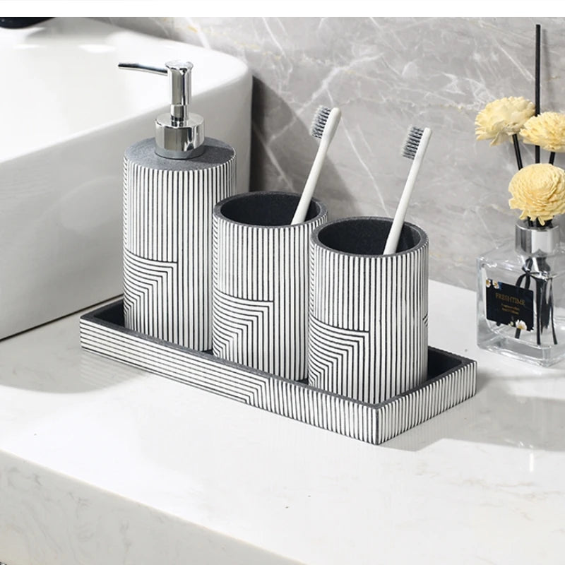 accessoires de salle de bain de luxe européens élégants et légers - vue 5 sur 16