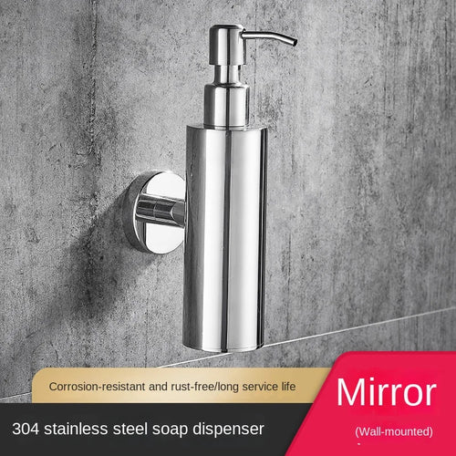 distributeur de savon mural en acier inoxydable 200 ml accessoires salle de bain - vue 22 sur 21