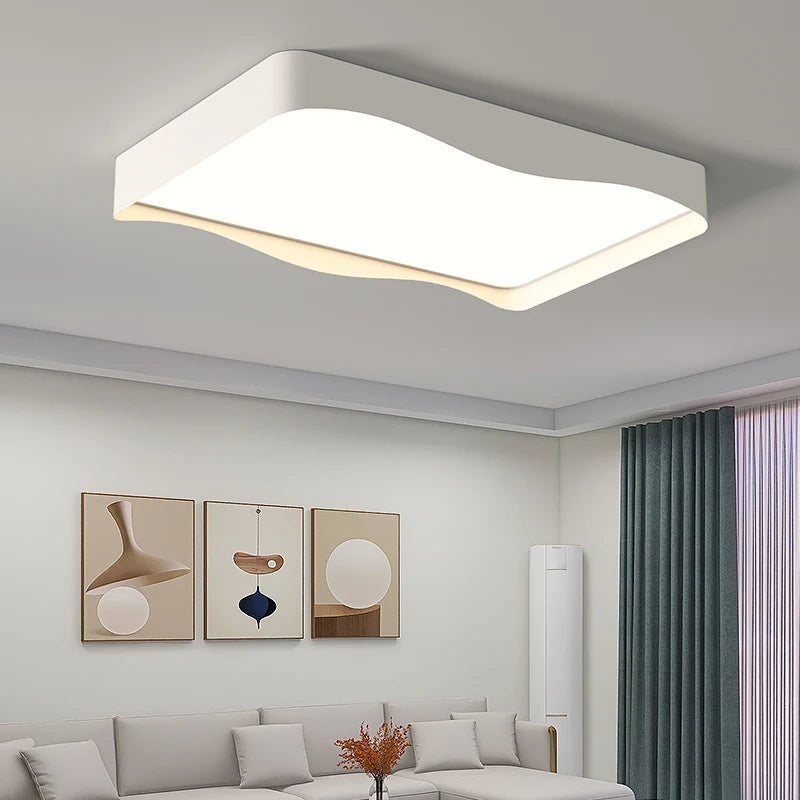 plafonnier led moderne minimaliste économie d'énergie protection des yeux - vue 3 sur 11