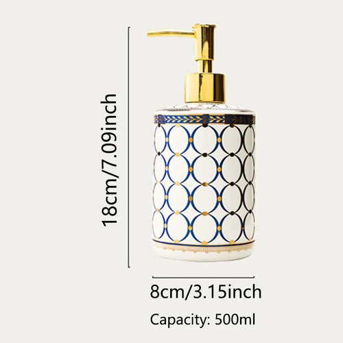 distributeur de savon en céramique luxe pour hôtel rechargeable - vue 11 sur 12