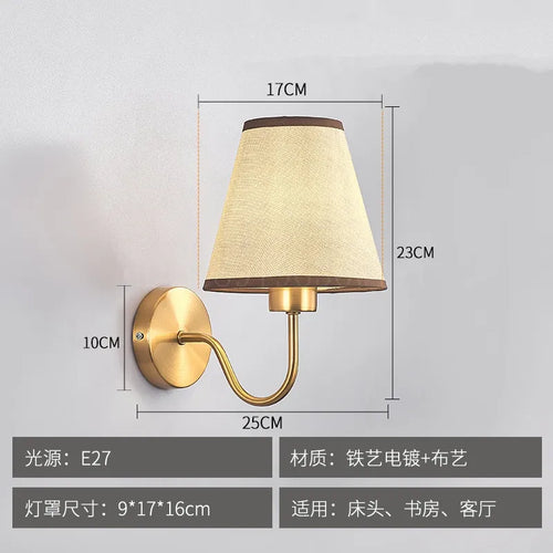 applique murale tissu led décoration intérieur éclairage - vue 11 sur 10
