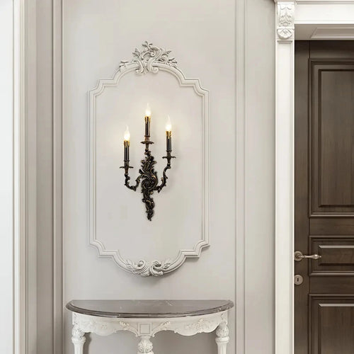 Luminaire rétro français classique Vintage appliques de luxe Royal applique murale Antique en laiton applique murale en cuivre - vue 3 sur 10