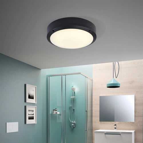 18W Radar Motion Sensor Waterproof Outdoor Ceiling Light Bathroom Kitchen Lights Lamp Flush LED Balcony Porch Lighting Fixtures - vue 3 sur 6