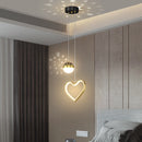 lustre moderne minimaliste de luxe projection ciel étoilé