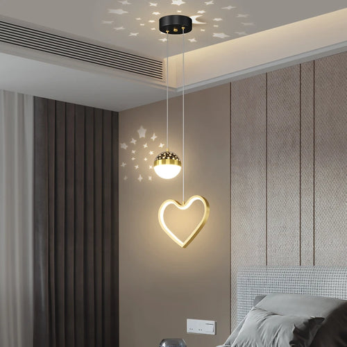 lustre moderne minimaliste de luxe projection ciel étoilé - vue 3 sur 8