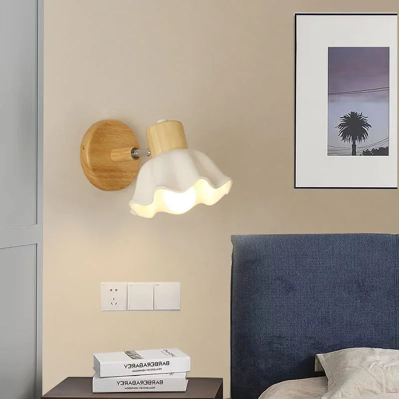 applique murale nordique en bois pour intérieur moderne - vue 2 sur 9