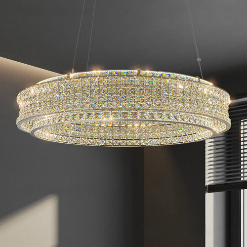 lustre de luxe en cristal pour restaurant bar et hôtel intérieur - vue 2 sur 14