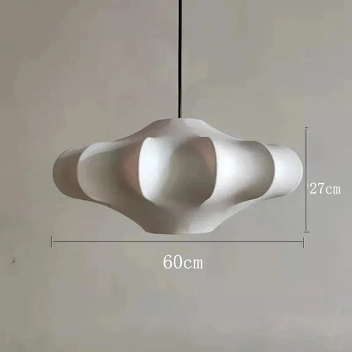 suspension en soie design créatif style wabi sabi - vue 11 sur 14