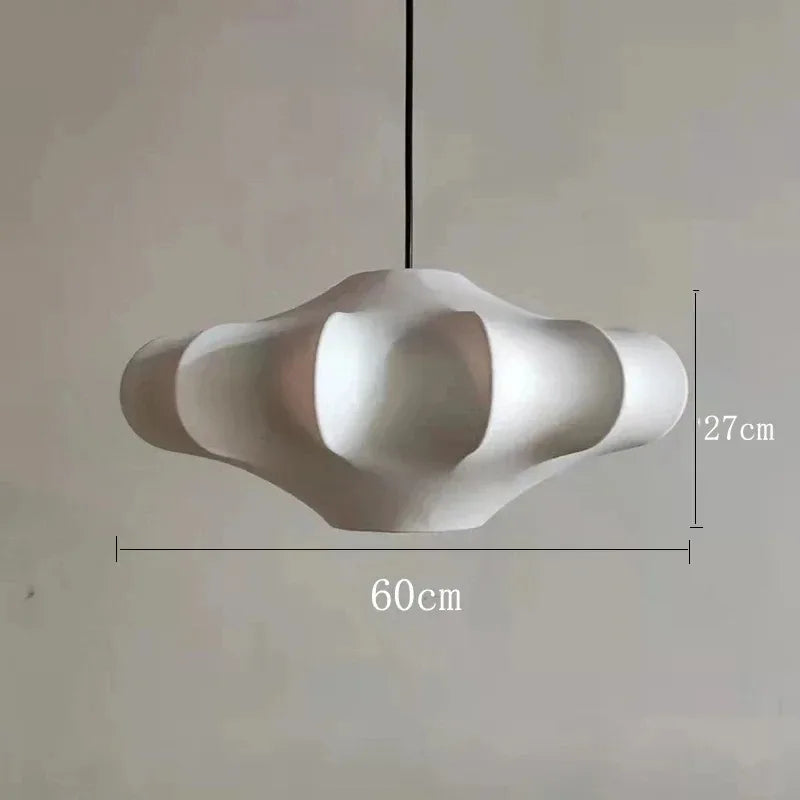 suspension en soie design créatif style wabi sabi - vue 10 sur 14