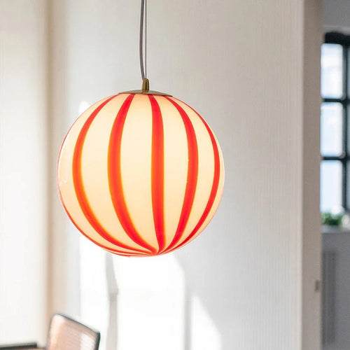 suspension créative en forme de boule de bonbon décorative à LED - vue 2 sur 8
