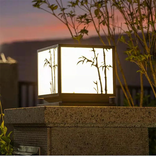 lampadaire d'extérieur vintage étanche moderne pour jardin et terrasse - vue 6 sur 14