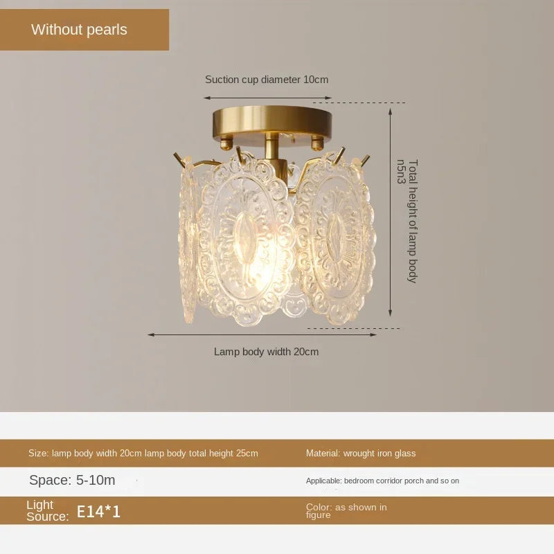 lustre léger en verre cristal pour éclairage moderne - vue 13 sur 30