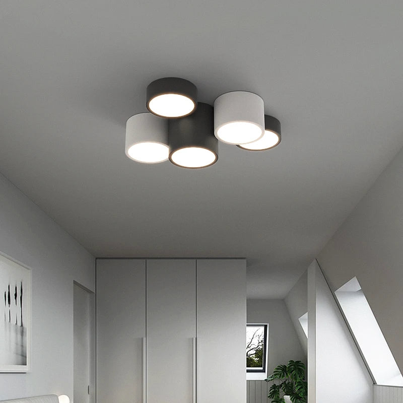 Nordique Mingzhuang Downlight LED plafonnier ménage chambre lumière circulaire Simple moderne porche couloir lumière - vue 3 sur 10