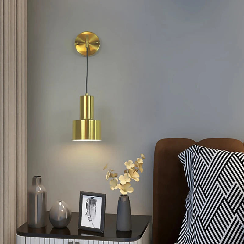 Applique murale LED avec abat-jours suspendu - vue 4 sur 10