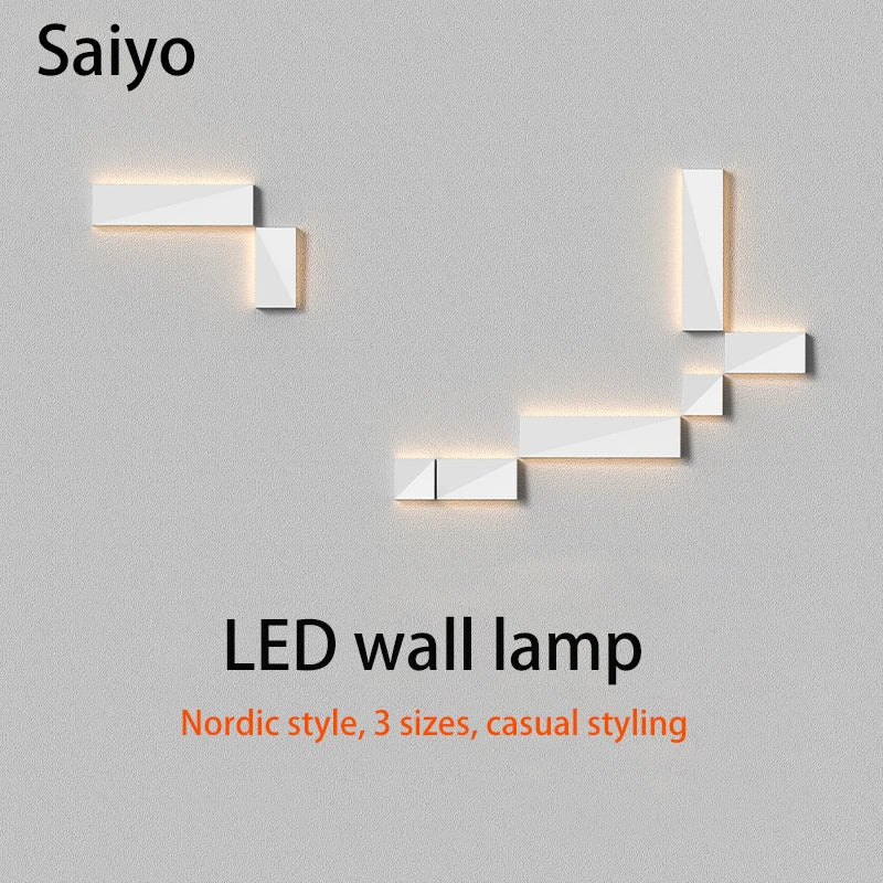 lampes led murales nordiques pour décoration intérieure - vue 1 sur 11