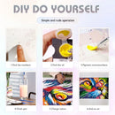 kit peinture acrylique par numéros clown drôle cadeau décoration maison
