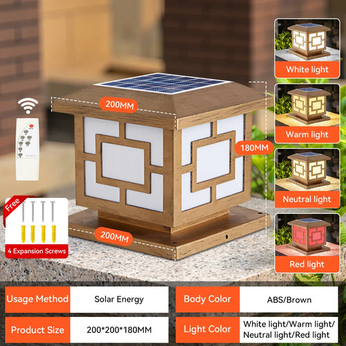 lampes solaires led vintage pour jardin et cour - vue 12 sur 14