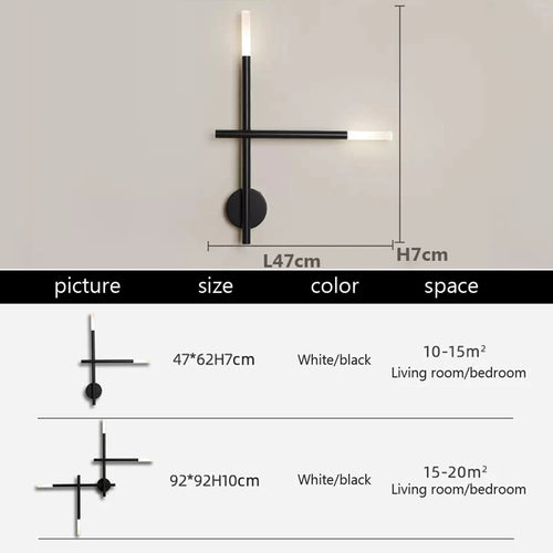 applique murale led moderne pour décoration intérieure élégante - vue 6 sur 10